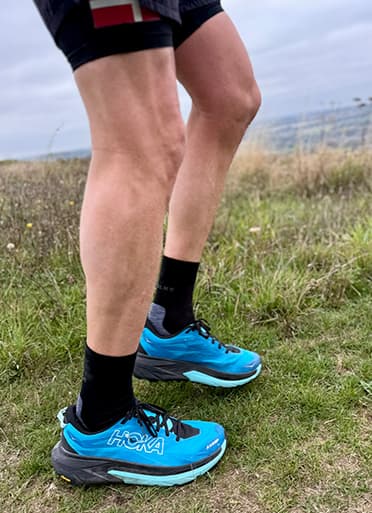 Blå HOKA løbesko
